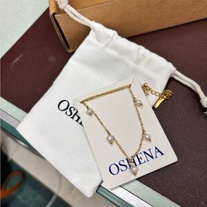 Gold and Pearl Necklace